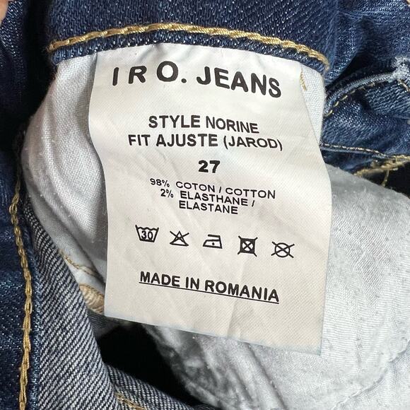 IRO JEANS Womens Iro Low Rise Skinny Jeans Stretch Distressed Bleached Size 27 - Picture 6 of 7